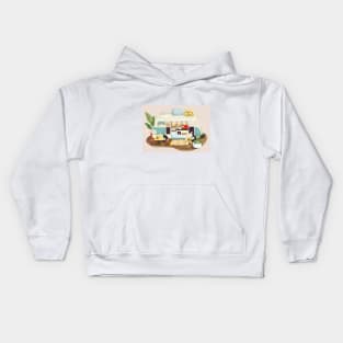 Bunny Family Kids Hoodie